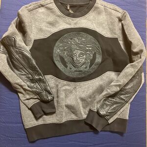Versace Gray Men's Sweater